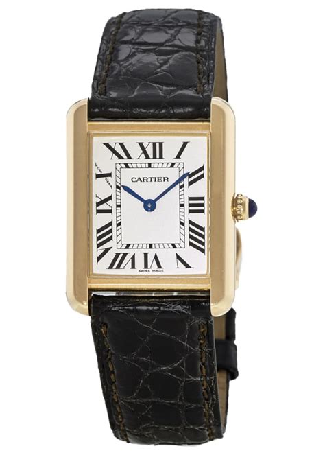 cartier tank watch womens|pre owned Cartier Tank solo.